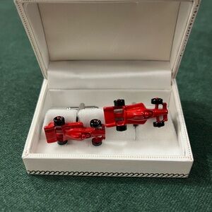 Red Toy Race Car Cufflinks- Gift box included